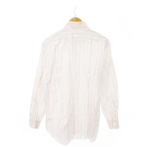 BRIONI シャツ ワイシャツ Yシャツ 隠しボタンダウン 長袖 ストライプ 4 L マルチカラー /MN1 GY17