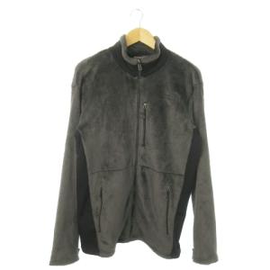 ジップインバーサミッドジャケット フリースジャケット ジップアップ 切替 ロゴ ストレッチ 防寒 保温