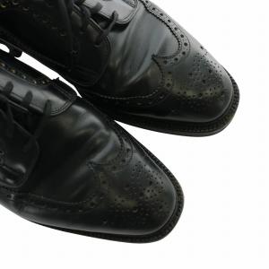 Church's ビジネスシューズ ウィングチップ メダリオン パンチング レザー 黒 ブラック 26cm GY11 /MQ