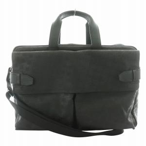 ディーエイト 2WAY ボストンバッグ ショルダーバッグ PVC レザー 総柄 黒 ブラック OW2020A