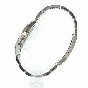 SEIKO 腕時計 ウォッチ クォーツ クロノグラフ カレンダー付き ロゴ 黒文字盤 ロゴ シルバー色 7T92-0DW0