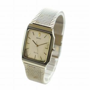SEIKO ドルチェ Dolce 腕時計 ウォッチ クォーツ ロゴ スクエア ゴールド色 7321-6170 GY18