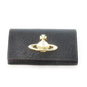 キーケース 4連 レザー オーブ ブラック