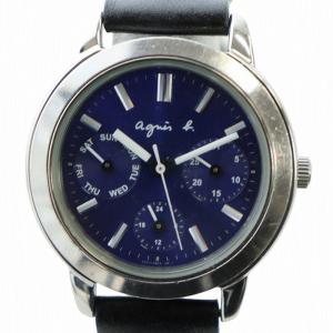 腕時計 ウォッチ クォーツ クロノグラフ カレンダー付き ラウンド レザーベルト シルバー色 黒 ブラック