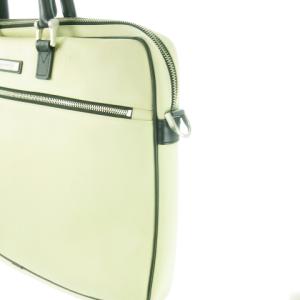 BURBERRY ブリーフケース レザー グリーン