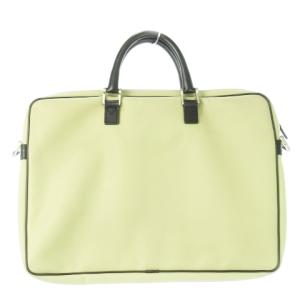 BURBERRY ブリーフケース レザー グリーン