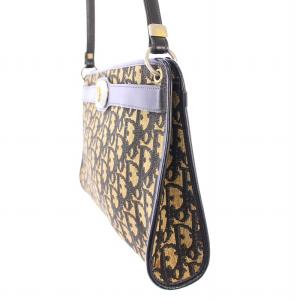 Christian Dior オールド ヴィンテージ ショルダー バッグ トロッター ブラウン