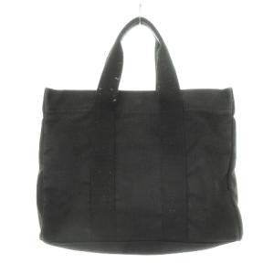 HUNTING WORLD ハンドバッグ 2way ショルダーバッグ キャンバス ロゴ 黒 ブラック /MN11 GY18