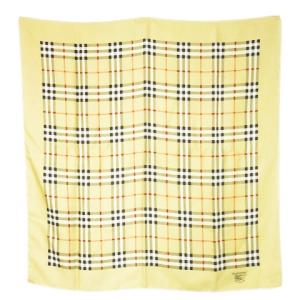 スカーフ シルク ノバチェック ベージュ