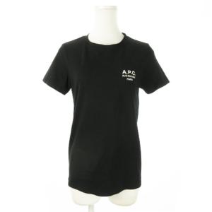 RUE MADAME ルーマダム Tシャツ 半袖 クルーネック コットン ロゴ 刺繍 S 黒 ブラック