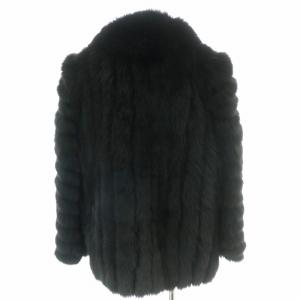 SAGA FOX 銀サガ ファーコート フォックス 11号 ブラック