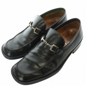 ホースビット ローファー 革靴 レザー 箱付き 40 25cm 黒 ブラック 110 0226 /MW