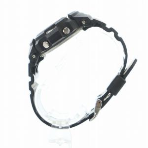 CASIO G-SHOCK 腕時計 ウォッチ クォーツ ロゴ クロノグラフ 黒文字盤 カレンダー付き アナデジ 箱付き 黒 ブラック