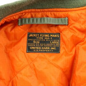 BUZZ RICKSON’S ユナイテッドカー UNITED CARR WIND PROTEX NYLON TYNY MA-1 フライトジャケット