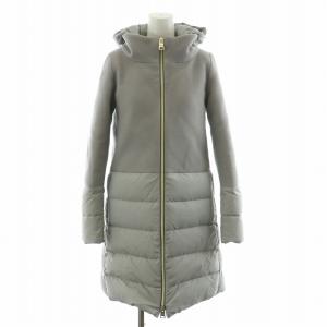 DIAGONAL WOOL AND NUAGE PARKA 38