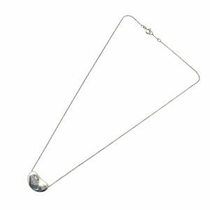 TIFFANY&Co. ビーン ネックレス アクセサリー ペンダント ロゴ Silver925 シルバー色 GY17 /MQ OH