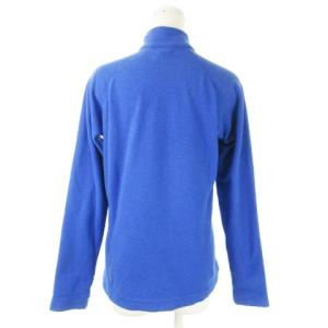 mont-bell シャミース インナージャケット フリースジャケット ジップアップ ストレッチ ロゴ アウトドア L 青