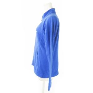 mont-bell シャミース インナージャケット フリースジャケット ジップアップ ストレッチ ロゴ アウトドア L 青