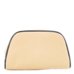 BURBERRY ポーチ キャンバス ノバチェック ベージュ