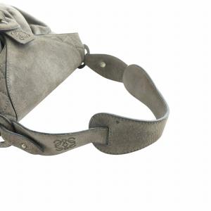 LOEWE ワンショルダーバッグ スエード グレー