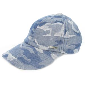 帽子 キャップ 野球帽 BBキャップ コットン カモフラ 迷彩柄 ロゴ 紺 ネイビー /AO11 GY17
