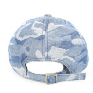 TAKEO KIKUCHI 帽子 キャップ 野球帽 BBキャップ コットン カモフラ 迷彩柄 ロゴ 紺 ネイビー /AO11 GY17