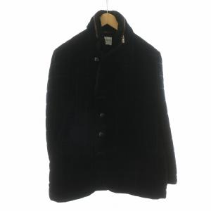 ジップアップジャケット ブルゾン ベロア フーディー アウター 38 ネイビー PCG06WPCW10922