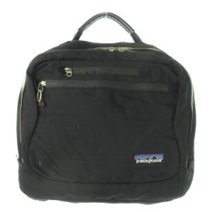 ブリーフケース 2way リュックサック キャンバス ロゴ ビジネス 黒 ブラック /AO9 GY11