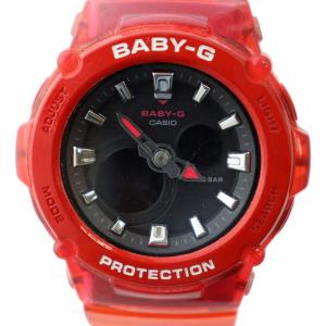 ベビージー Baby-G 腕時計 ウォッチ クォーツ アナデジ カレンダー付き ロゴ 赤 レッド BGA-270S