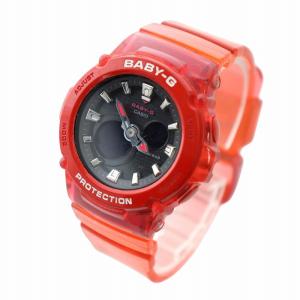 CASIO ベビージー Baby-G 腕時計 ウォッチ クォーツ アナデジ カレンダー付き ロゴ 赤 レッド BGA-270S