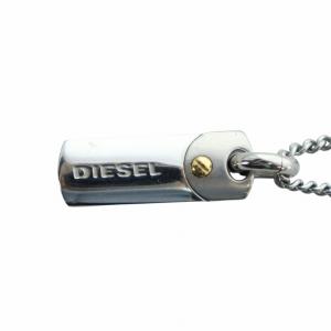 ネックレス アクセサリー ペンダント ロゴ ドッグタグ ステンレス シルバー色 GY18 /MQ