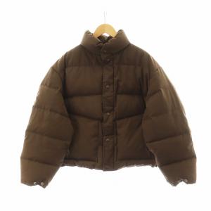 ダウンジャケット ショート丈 アウター USA製 M 茶 ブラウン 1612 /AN9 GY18 MT