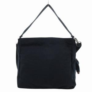 KIPLING ショルダーバッグ ハンドバッグ 2WAY ナイロン ゴリラチャーム ロゴ 紺 ネイビー /FF GY11