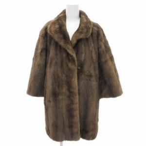 long ファッション ノーブランド ミンクファーコート 毛皮 ミドル丈 long ファッション ノーブランド ミンクファーコート 毛皮 ミドル丈