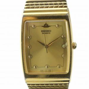 腕時計 ウォッチ クォーツ スクエア ロゴ ゴールド色 V701-5G10 GY18 /MQ