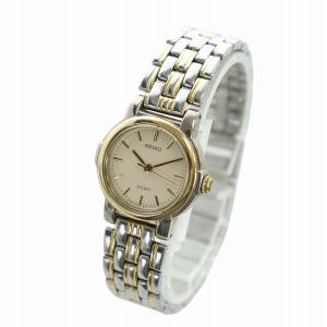 SEIKO ルーセント LUCENT 腕時計 ウォッチ クォーツ ロゴ ゴールド色 シルバー色 4N21-0900