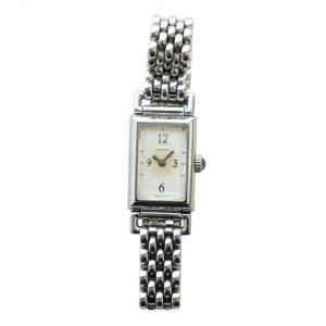 COACH 腕時計 ウォッチ クォーツ スクエア 白文字盤 シルバー色 0820 GY11 /MQ