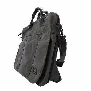 PORTER ブリーフケース ショルダーバッグ 2WAY ビジネス ナイロン系 ロゴ グレー /FF GY18