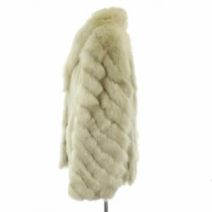 SAGA FOX 銀SAGA 銀サガ ファーコート 毛皮コート フォックス ハーフ F グレー /MW GY18