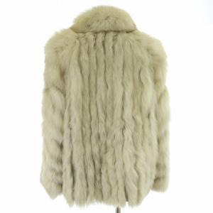 SAGA FOX 銀SAGA 銀サガ ファーコート 毛皮コート フォックス ハーフ F グレー /MW GY18