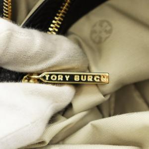 TORY BURCH ワンショルダーバッグ ロゴ レザー 黒 ブラック /AN25 GY18 MT