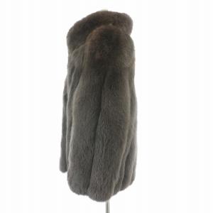 SAGA FOX 金SAGA ファーコート フォックス L ブラウン