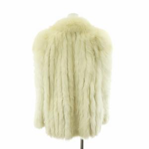 SAGA FOX 銀サガ ファーコート フォックスファー ホワイト