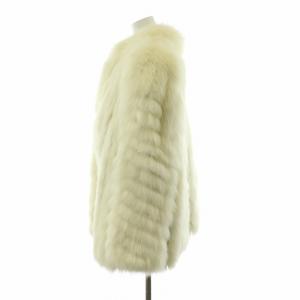 SAGA FOX 銀サガ ファーコート フォックスファー ホワイト