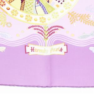 HERMES カレ90 Escales mediterraneennes 地中海の港町 スカーフ