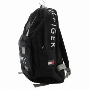 TOMMY HILFIGER リュックサック バックパック キャンバス ロゴ 黒 ブラック /FF GY18