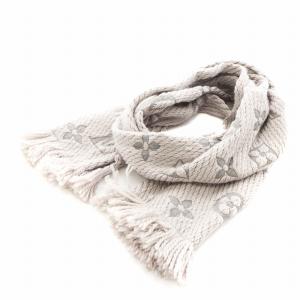 エシャルプ ロゴマニア マフラー M74742 グレー