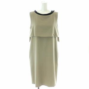 デイジーリン DAISY LIN ワンピース ロング ひざ丈 ノースリーブ 40 M ベージュ /MP