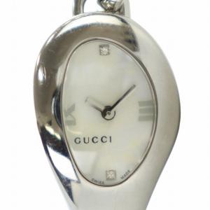 バングルウォッチ クォーツ 白文字盤 シルバーカラー