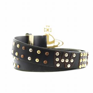 VIVIENNE WESTWOOD MAN オーブ ベルト スタッズ ブラック
